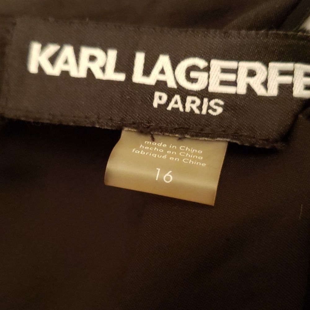 FINAL SALE Lagerfeld Paris Bow- Back Dress - Picture 6 of 8